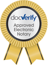 DocVerify Approved Electronic Notary